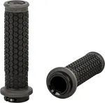 FIRE POWER - 24-0109 - PILOT ATV LOCK-ON GRIPS BLACK/GRAY