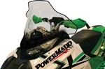 POWERMADD 12-Inch Polycarbonate Windshield - 30" Clamp-On Windscreen for Powersports