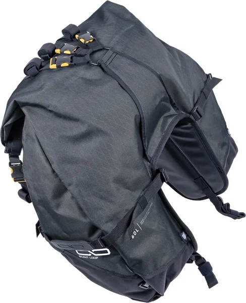 GIANT LOOP - GBSB25-B - GREAT BASIN SADDLEBAG 68L BLACK