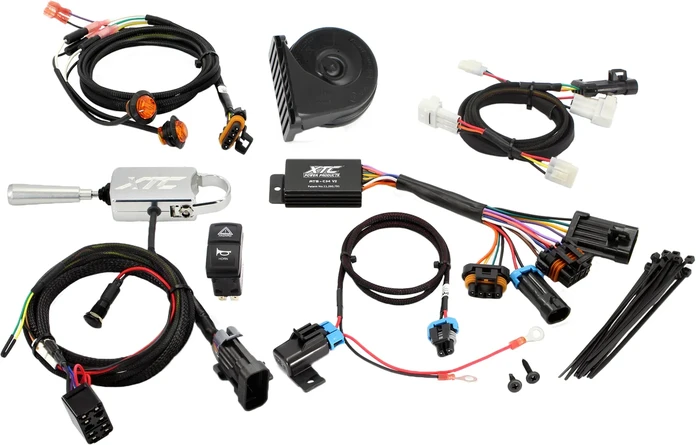 XTC POWER PRODUCTS - ATS-L-KAW-RIDG - ATS Turn Signal Kit W/Billet Lever