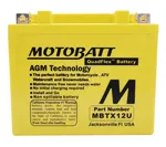 MOTOBATT - MBTX12U - MotoBatt Quadflex AGM Batteries