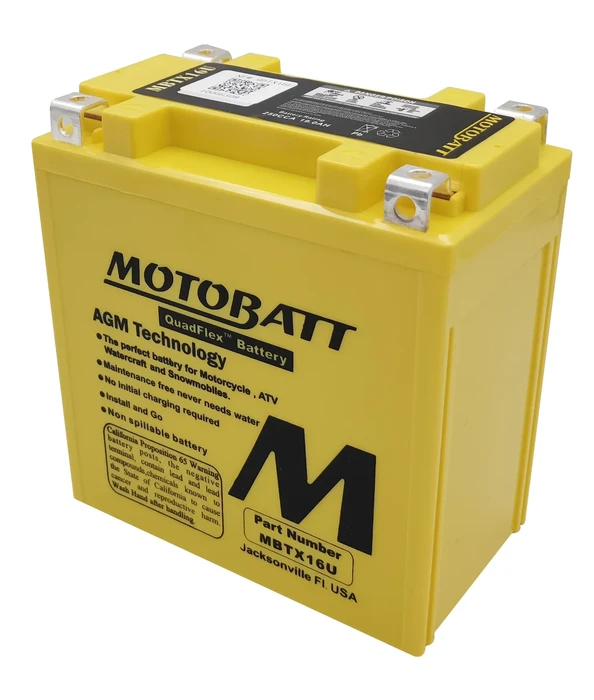MOTOBATT - MBTX16U - MotoBatt Quadflex AGM Batteries
