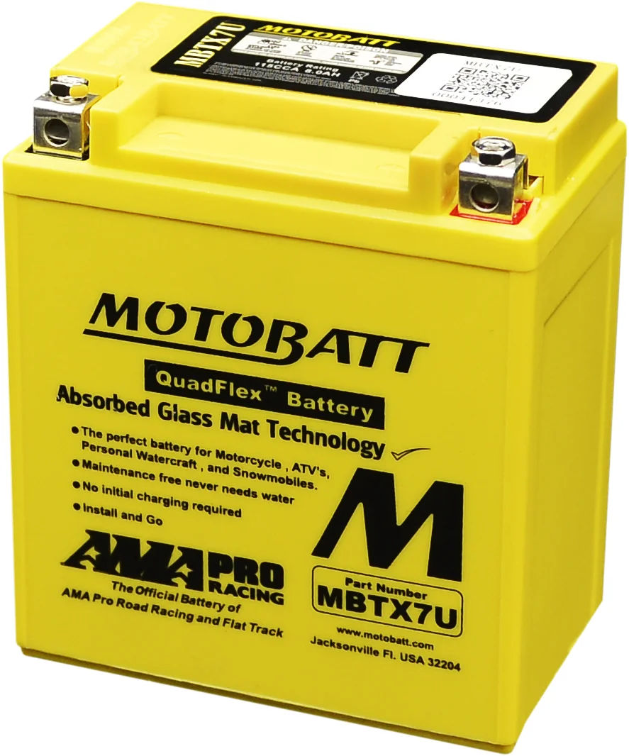MOTOBATT - MBTX7U - MotoBatt Quadflex AGM Batteries