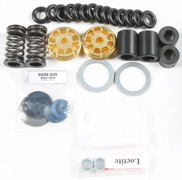 Race Tech Gold Valve Fork Kit - Enhanced Suspension Performance for Street & Track Riding