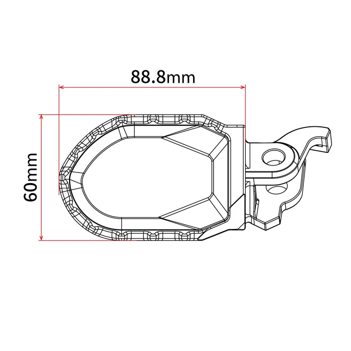 ZETA - ZE93-2610 - Max Footpegs