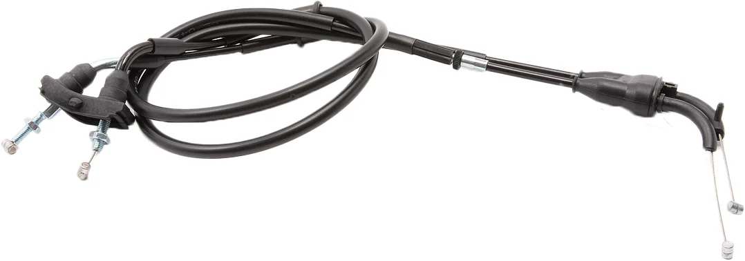 Motion Pro 50-Inch Throttle Cable - Braided Steel & Teflon Lined for Motocross/Off-Road Use