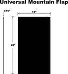 PDP Snow Flap - Durable Weather-Resistant Snow Flap for Powersports Vehicles