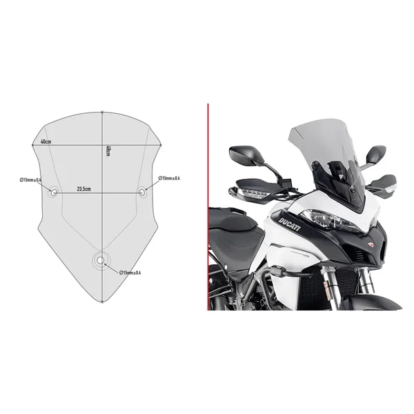 GIVI - D7406S - Windscreen Specific