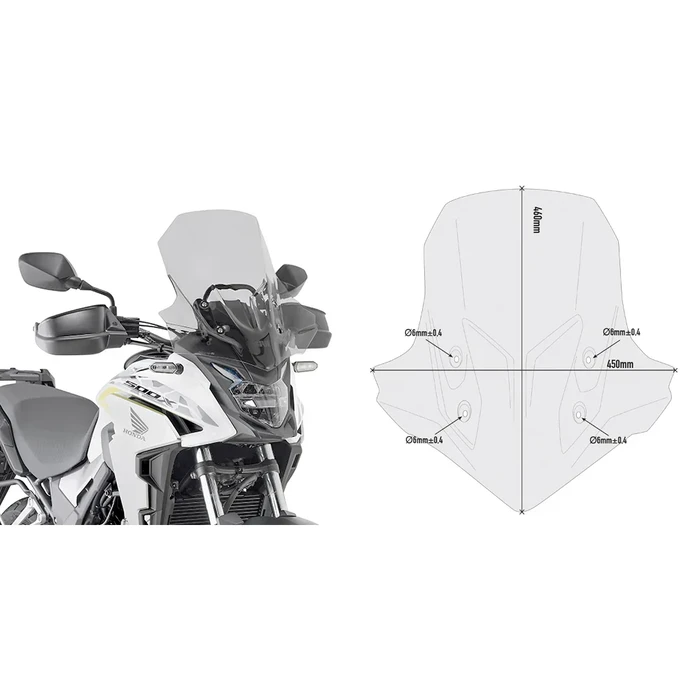 GIVI - D1171S - Windscreen Specific