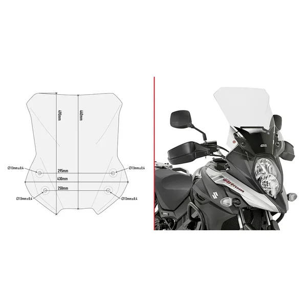 GIVI - D3112ST - Windscreen Specific