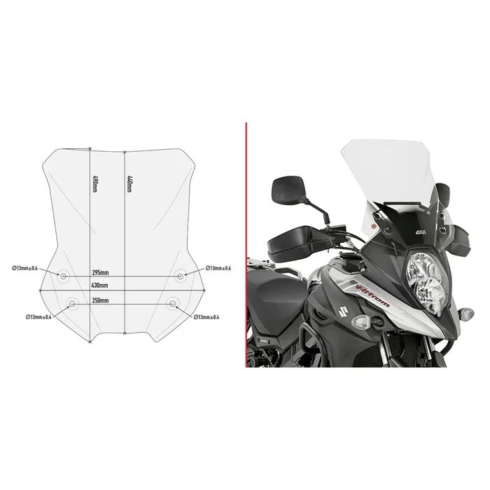 GIVI - D3112ST - Windscreen Specific