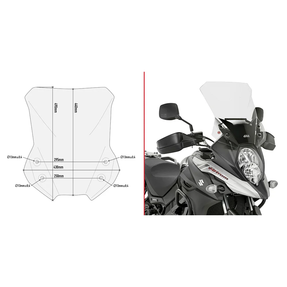 GIVI - D3112ST - Windscreen Specific
