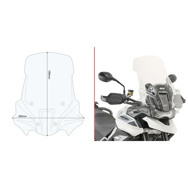 GIVI - D6415ST - Windscreen Specific