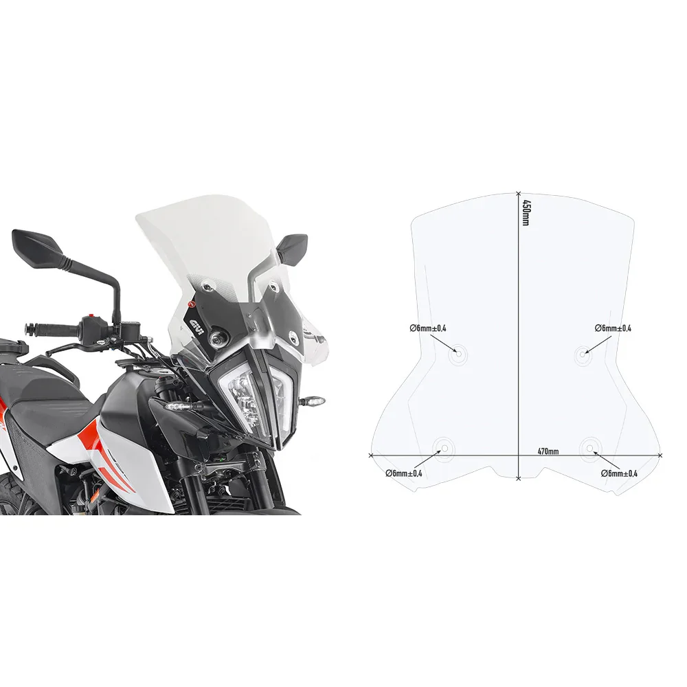 GIVI - 7710DT - Windscreen Specific