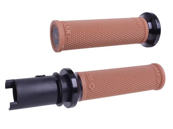 ODI - V30HTCGR-B - V-TWIN LOCK-ON; RUFFIAN `23-24 CVO GUM RUBBER/BLACK