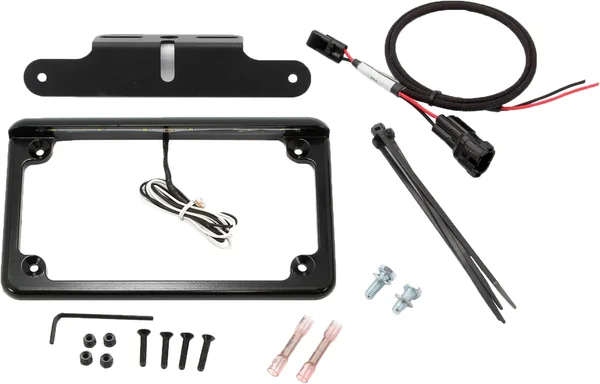 XTC POWER PRODUCTS - CFM-U10-LF6BK - License Plate Frame/Mount