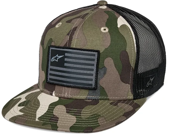 ALPINESTARS - 1235-81960-6713-O/S - Flag Flat Trucker Hat