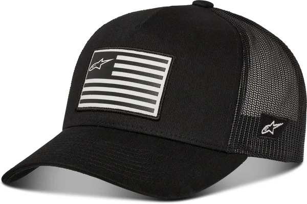 ALPINESTARS - 1235-81960-1010-O/S - Flag Flat Trucker Hat