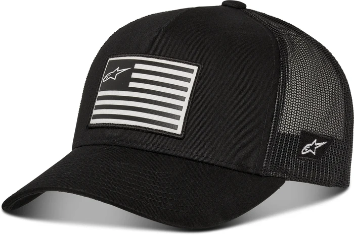 ALPINESTARS - 1235-81960-1010-O/S - Flag Flat Trucker Hat