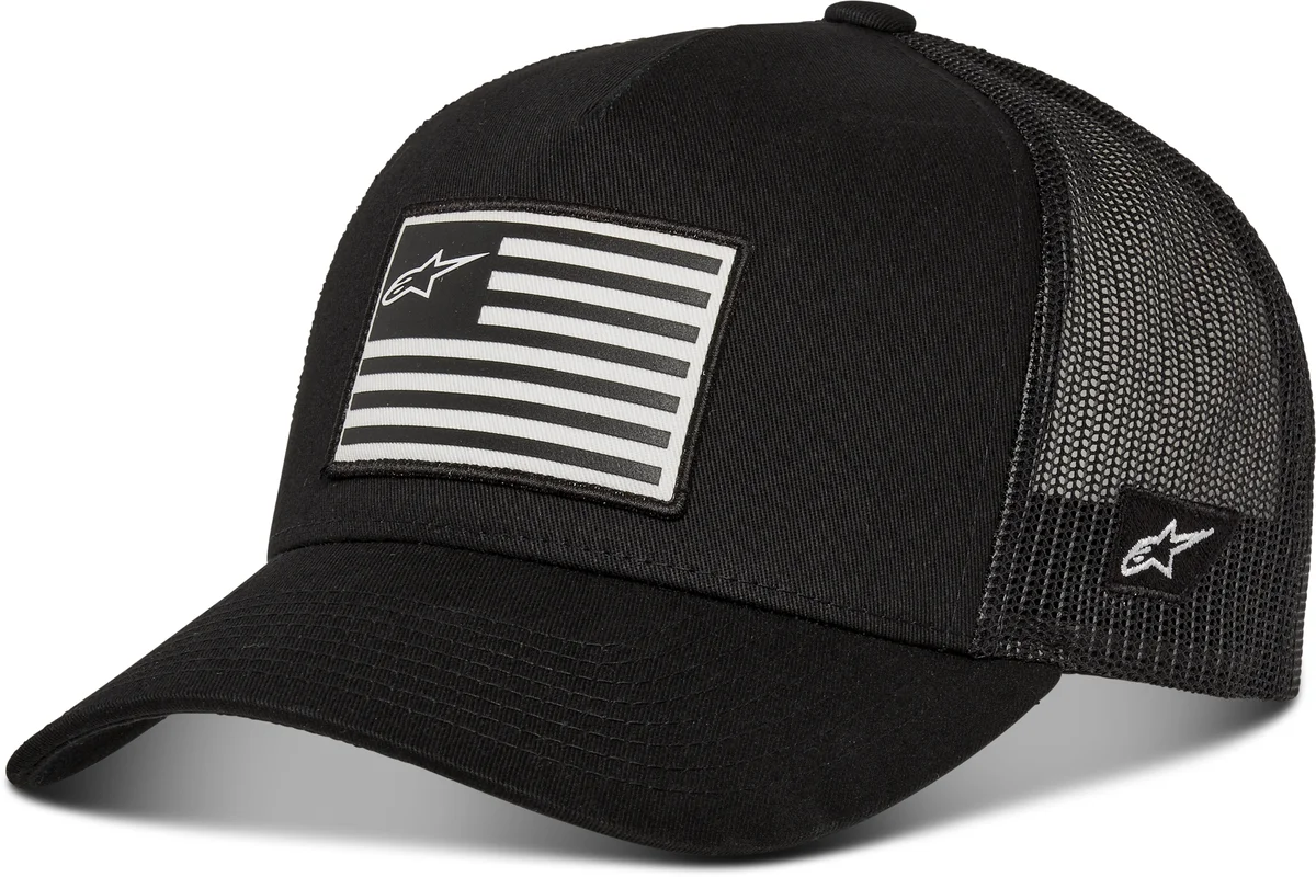ALPINESTARS - 1235-81960-1010-O/S - Flag Flat Trucker Hat