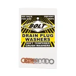 BOLT Aluminum Drain Plug Compression Washers - 8.15mm Inner Diameter for Powersports Equipment