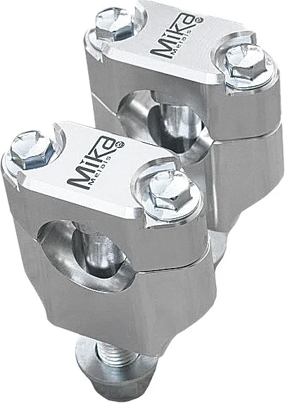 MIKA METALS Rubber Mounted Clamp for Enhanced Comfort and Durability | Universal Clamps for Handelbars