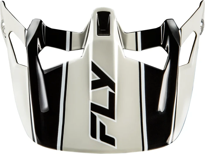 FLY RACING - 73-9230V - WERX-R CARBON FLOW VISOR BLACK/GREY