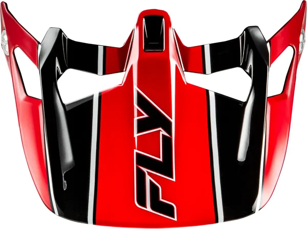 FLY RACING - 73-9231V - WERX-R CARBON FLOW VISOR BLACK/RED