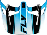 FLY RACING - 73-9232V - WERX-R CARBON FLOW VISOR BLACK/BLUE/WHITE