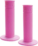 MIKA METALS - GRIPS-PINK - Motorcycle Waffle Grip