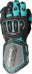 RST - 103495BLU-09 - TRACTECH EVO 4 CE LADIES GLOVE BLACK/AQUA/GREY LEATHER XL
