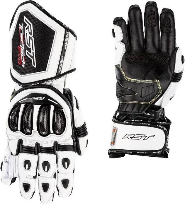 RST - 103495WHI-07 - TRACTECH EVO 4 CE LADIES GLOVE WHITE/BLACK LEATHER MD