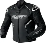 RST - 103605WHI-44 - S1 D3O LEATHER JACKET BLK/WHI LG