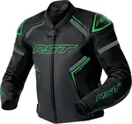RST - 103605F.GRN-46 - S1 D3O LEATHER JACKET BLK/GRY/FLO GRN XL