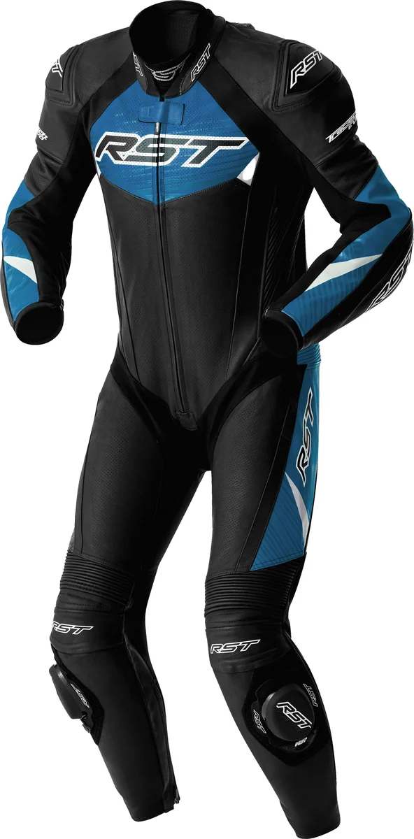 RST - 103634BLU-48 - TRACTECH EVO D3O SUIT BLK/BLU LEATHER 2X