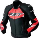 RST - 103635F.RED-42 - TRACTECH EVO 5 D3O JACKET BLK/FLO RED LEATHER MD
