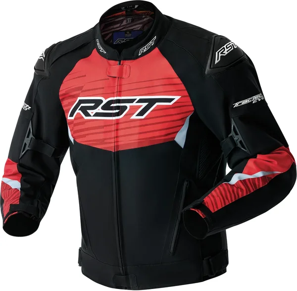 RST - 103640F.RED-50 - TRACTECH EVO 5 D3O JACKET BLACK/FLO RED TEXTILE 3X