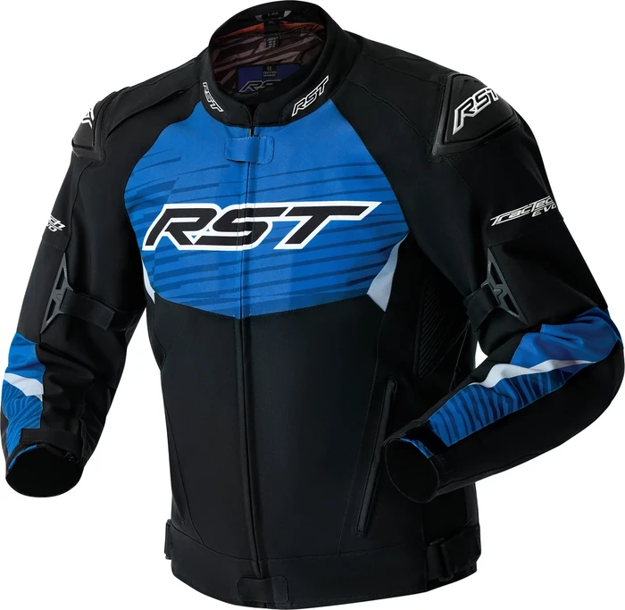 RST - 103640BLU-46 - TRACTECH EVO 5 D3O JACKET BLACK/BLUE TEXTILE XL