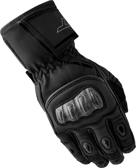 RST - 103653BLK-08 - S1 D3O LADIES GLOVE BLACK LEATHER LG