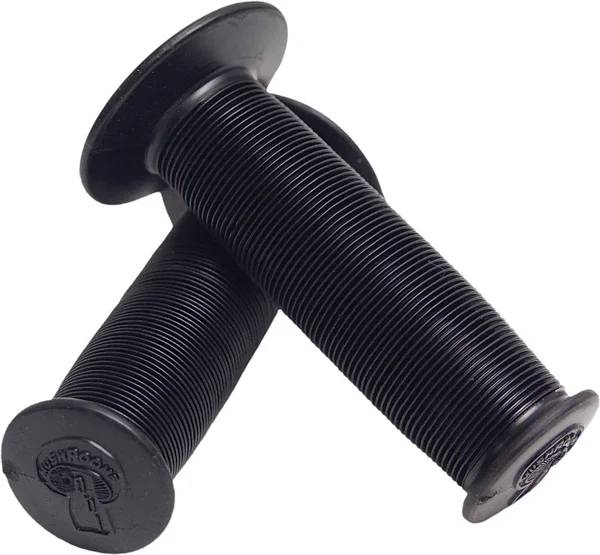 ODI Mushroom MX Grips - Vintage Ergonomic Motorcycle Grips with Collapsible Ribs for Comfort