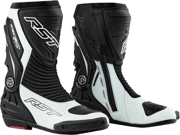 RST - 103690WHI-41 - TRACTECH EVO D3O LADIES BOOT BLACK/WHITE 9.5