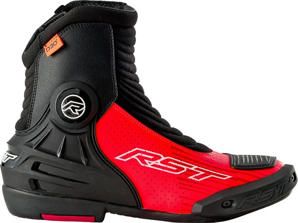 RST - 103697F.RED-42 - TRACTECH EVO D3O SHORT BOOT BLACK/FLO RED 9
