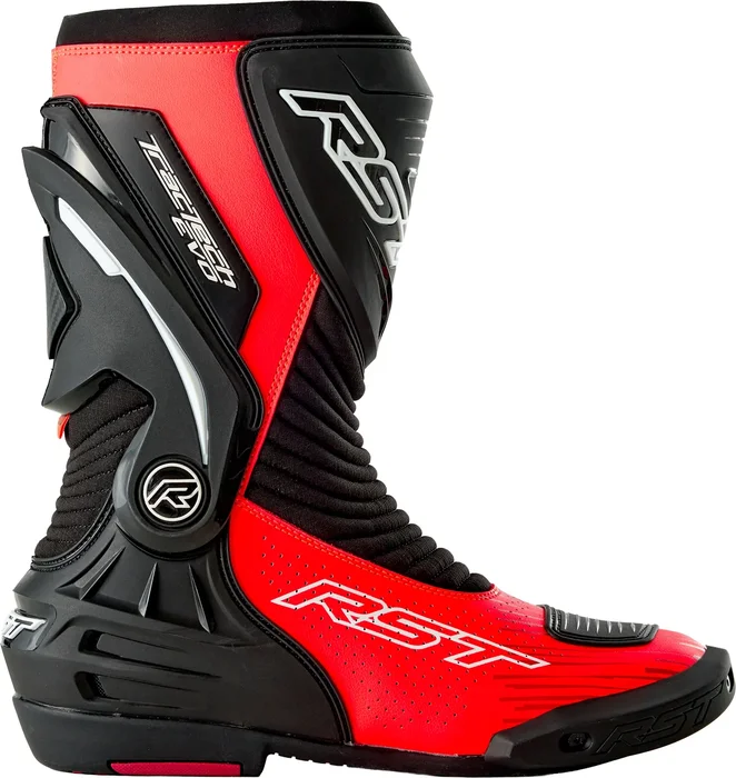 RST - 103700F.RED-40 - TRACTECH EVO D3O BOOT BLACK/FLO RED 7