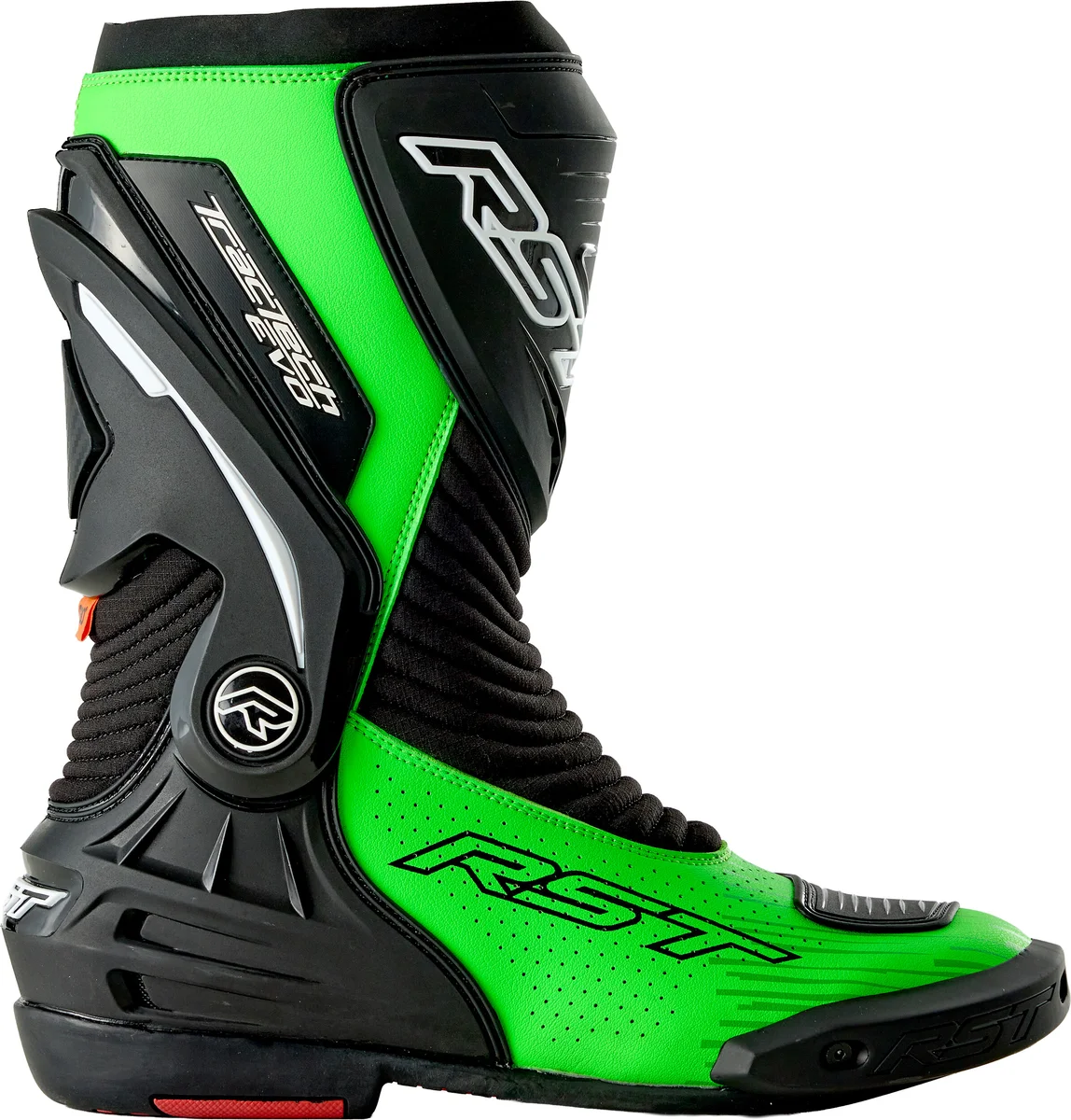 RST - 103700F.GRN-42 - TRACTECH EVO D3O BOOT BLACK/FLO GREEN 9