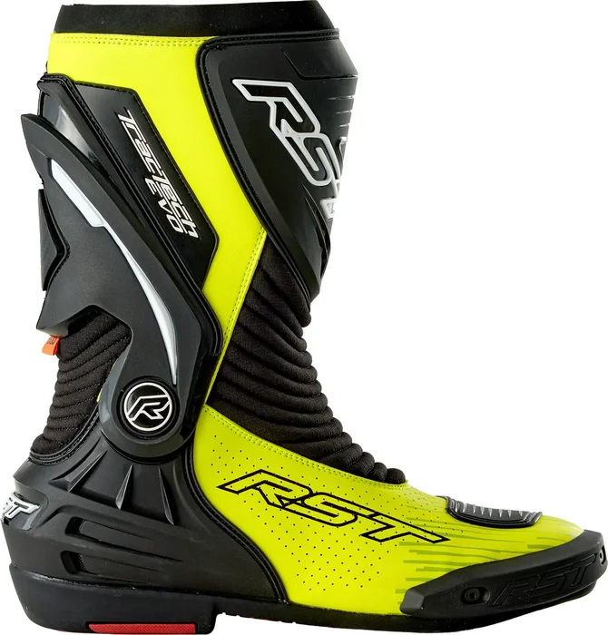 RST - 103700F.YEL-47 - TRACTECH EVO D3O BOOT BLACK/FLO YELLOW 13