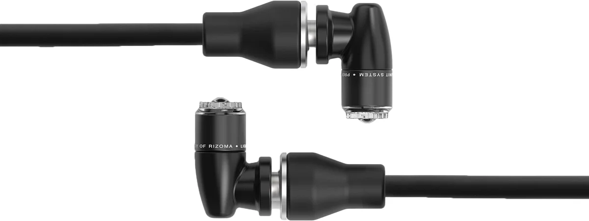 RIZOMA - TS076BM - LIGHT UNIT TURN SIGNAL WITH HOLDER BLACK PAIR