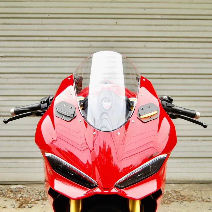 NEW RAGE CYCLES - V2-MBO-25 - Mirror Block Off Turn Signals