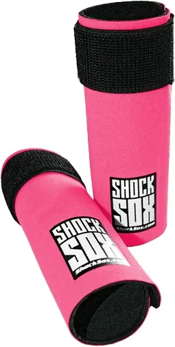 SHOCK SOX - 800048 - STREET SHOCK SOX  6"U  PINK UPSIDE DOWN FORKS