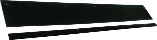 KFI Plow Rubber Flap Kit - Heavy-Duty Black Rubber with Powder-Coated Brackets for Snow Plows