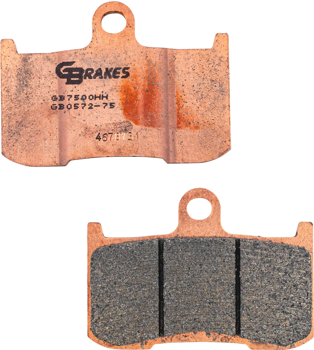 GBrakes - GB0572-75 - BRAKE PADS SINTERED CERAMIC
